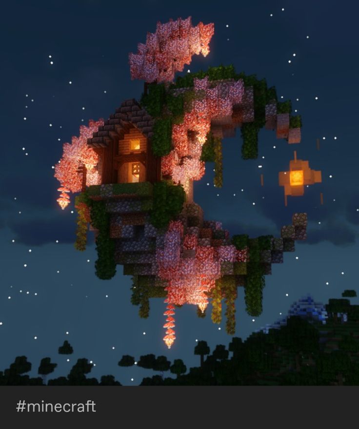 an image of a tree house in the sky