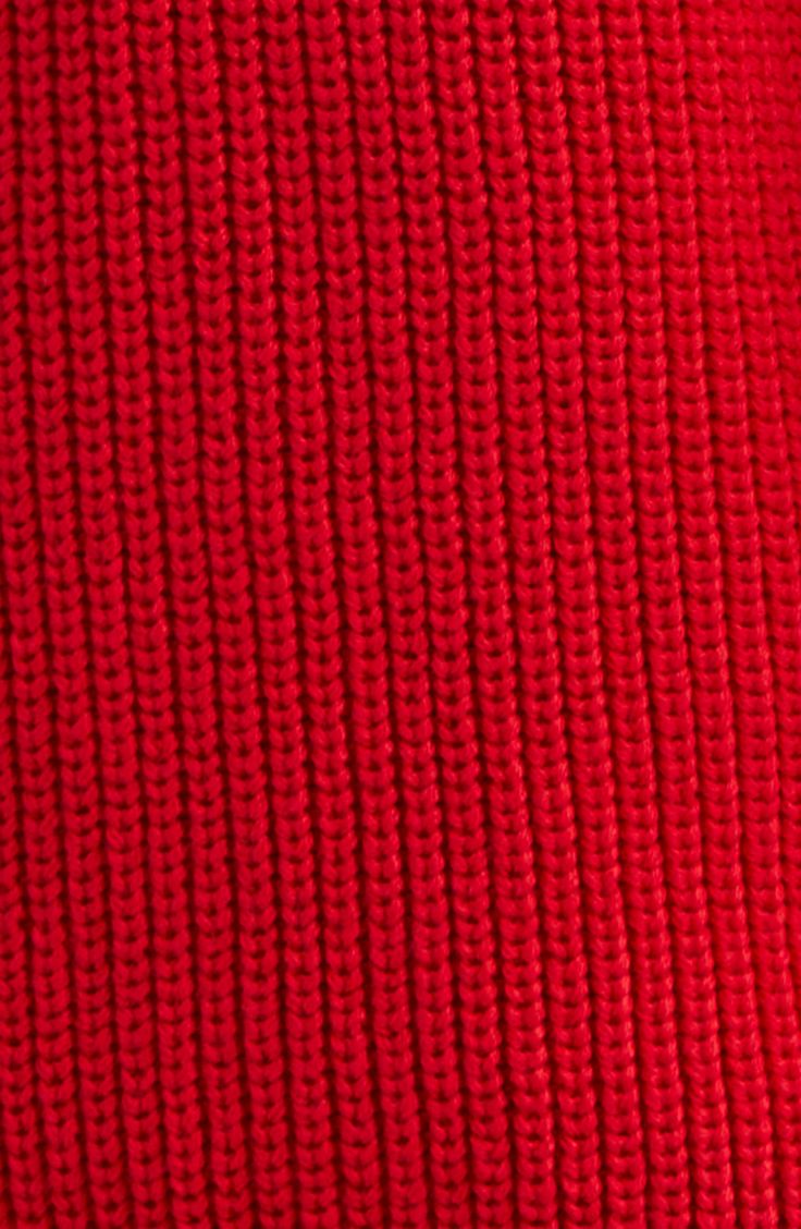 Give your cold-weather looks a little depth with this wardrobe-staple V-neck sweater knit from breathable cotton yarn in textural shaker stitching. V-neck Long sleeves Dropped shoulders Ribbed cuffs and hem 100% cotton Dry clean Made in Portugal Designer Clothing Knitted Texture, Red Fits, Red Sweater, Sweater Material, Fabric Gift Bags, Fabric Gifts, Free Fabric, Sweater Knit, V Neck Sweater