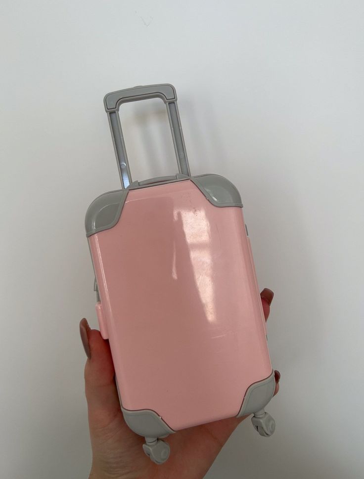 Cute pink suitcase to put your accessories in or even for room decor ✨🧳 💋$15 each 💋NO RETURNS OR REFUNDS Portable Pink Travel Case, Portable Pink Rectangular Cosmetic Bag, Pink Portable Rectangular Case, Pink Rectangular Cosmetic Bag For Storage, Pink Rectangular Travel Cosmetic Storage, Pink Rectangular Cosmetic Bag, Pink Rectangular Case For School, Rectangular Pink Travel Case, Pink Rectangular School Case