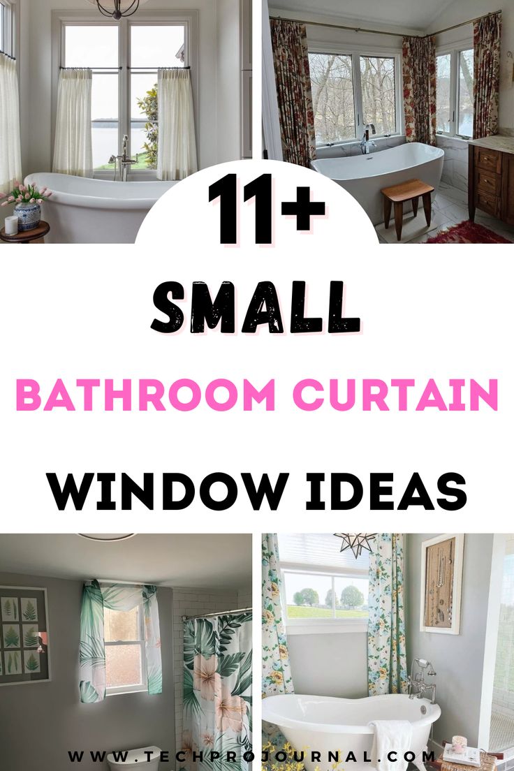 bathroom curtain ideas that are easy to do in less than one hour or two minutes