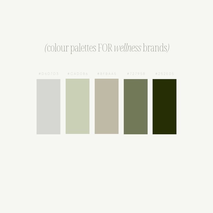 the color palettes for our brand are green, brown and white with black accents