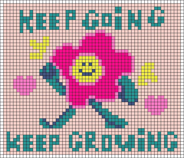 a cross stitch pattern with the words help hug everything