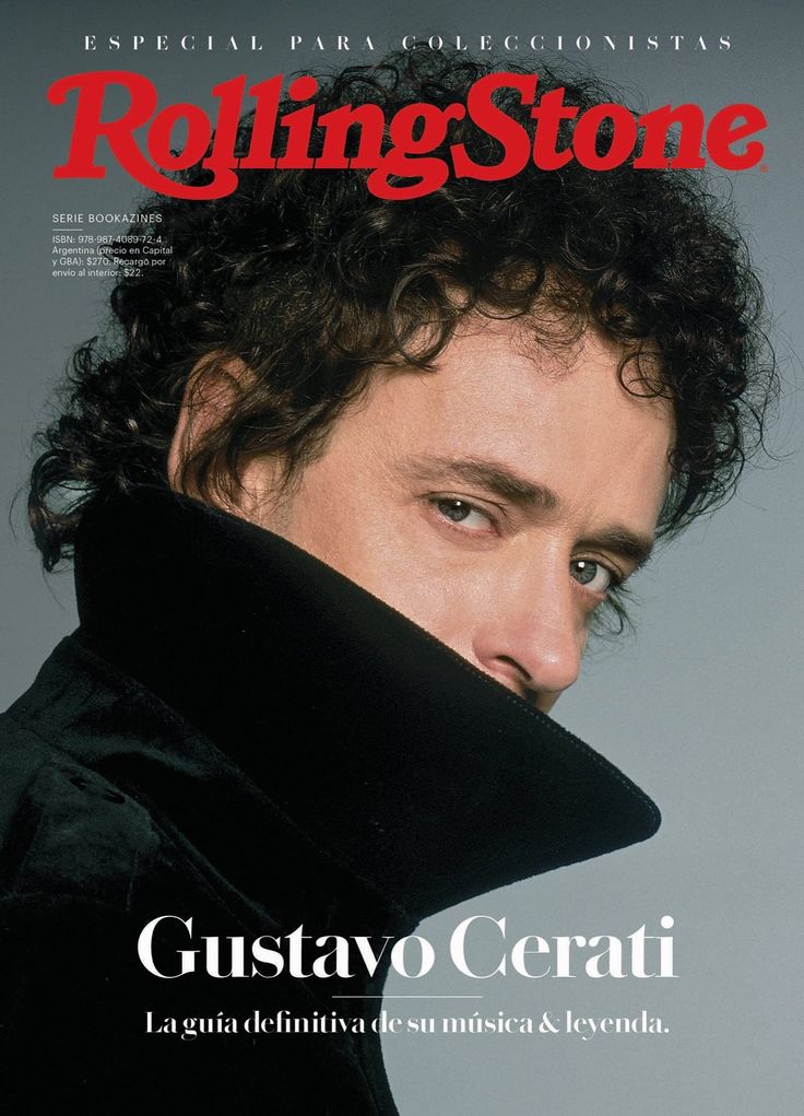 the cover of rolling stone magazine with guy in black coat looking over his shoulder and head