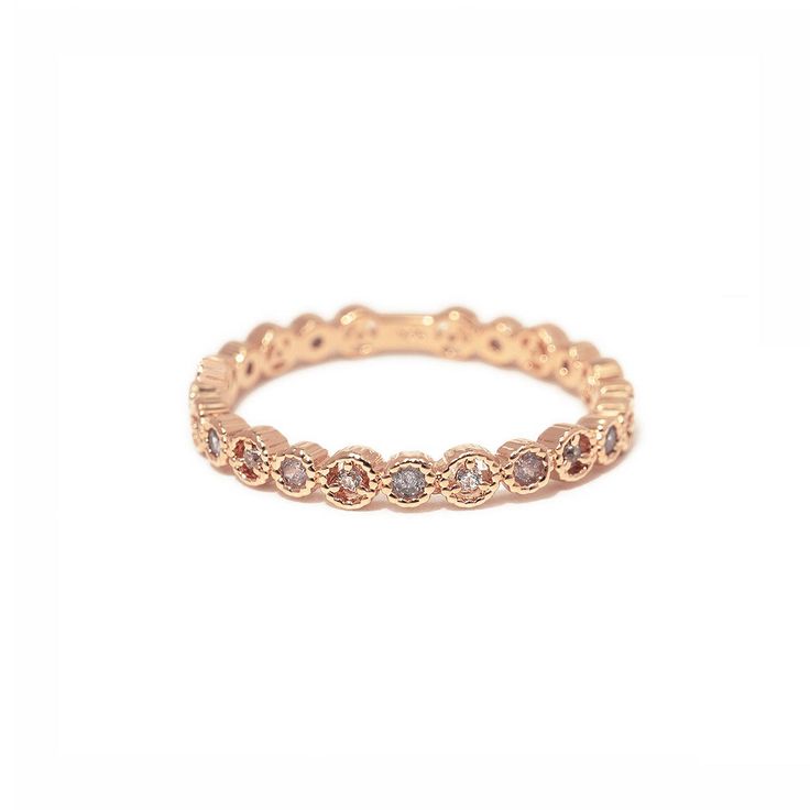 This sternity stacking ring features interchanging Opal and CZ crystals. It's the perfect addition to your ring stack. Rose Gold Vermeil White Zirconia Band Width 0.1in(2.5mm) #R138-RG6 Knots Jewelry, Jewelry Gift Guide, Moms Bracelet, Choker Pendant, Gold Statement Ring, Studded Necklace, Ring Stack, Nose Jewelry, Engraved Bracelet