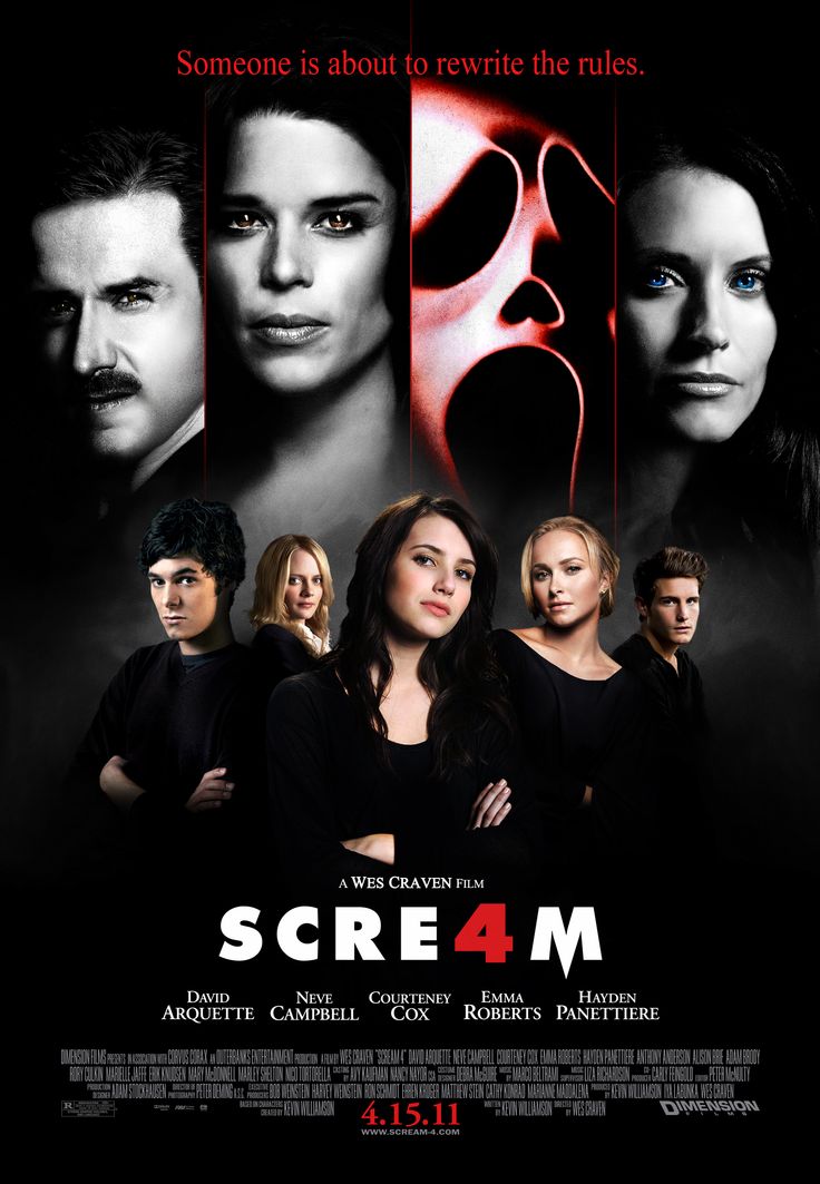 the poster for scream 4m