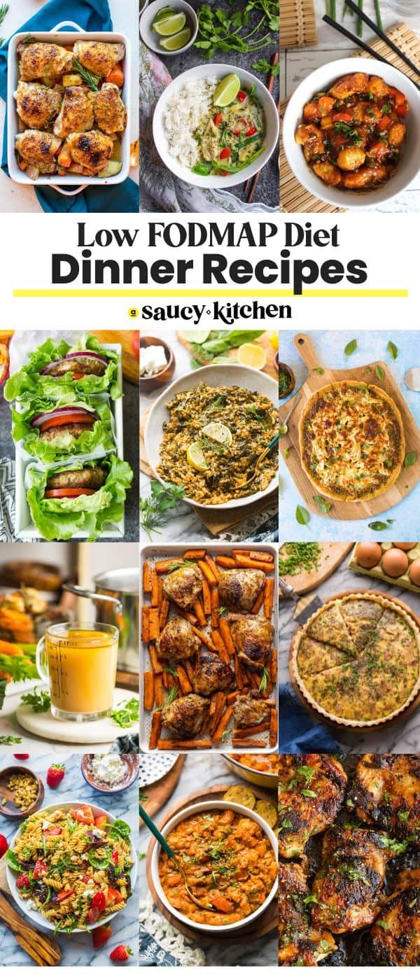 Low FODMAP Diet Dinner Recipes Less Processed Food Recipes, Quick Fodmap Dinner, Low Fodmap Pizza Recipe, Dinner Low Fodmap, Fodmap Foods To Eat, Low Fructan Recipes, Debloating Dinner, Low Fodmap Frozen Meals, Low Fodmap Cabbage Recipes