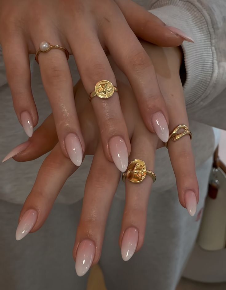 Milky Nails, Formal Nails, Oval Nails, Neutral Nails, Bridal Nails, Elegant Nails, Fall Nail, Fire Nails, Classy Nails