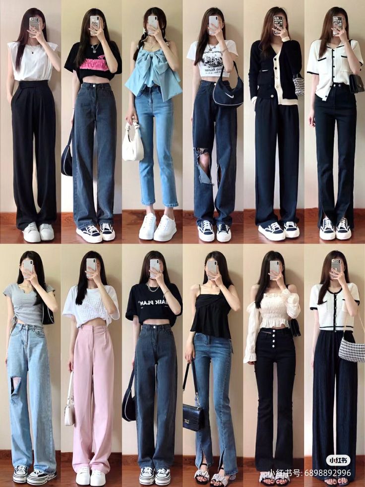 Normal Poses, Korea Outfit, Smart Casual Women Outfits, Outfits College, Neat Casual Outfits, Mix Match Outfits, Simple Style Outfits, Color Combos Outfit, Casual College Outfits