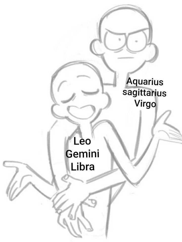 an image of two people with the caption'aquarius sagittrius virgo leo gennini libra