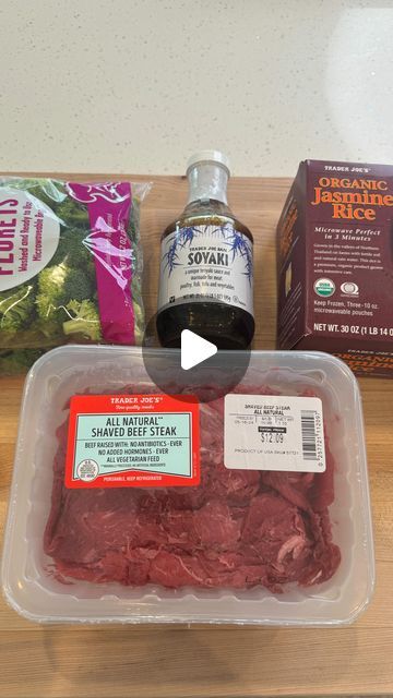 the meat is sitting on the counter ready to be put into the freezer for cooking