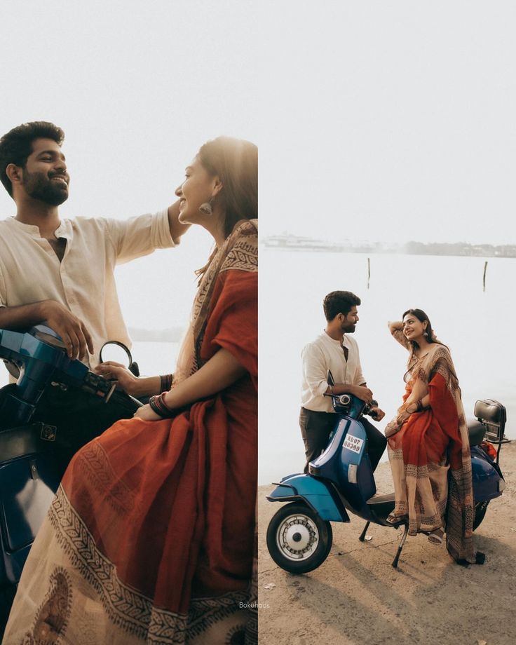 Love’s map drawn on scooter routes! @swastikaswe @00harii7 #prewedding #preweddingphoto #instagram #indianprewedding #vintage Retro Prewedding, Traditional Poses, Vehicle Photography, Reception Couple, Puzzle Video, Street Couple, Prewedding Ideas, Engagement Look, Kerala Wedding Photography