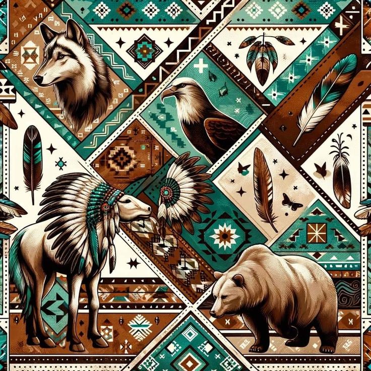 Subliminal Ideas, Pretty Digital Art, Aztec Pattern Wallpaper, Western Backgrounds, Western Nail Art, Native American Wallpaper, Western Aesthetic Wallpaper, Aztec Wallpaper, American Wallpaper