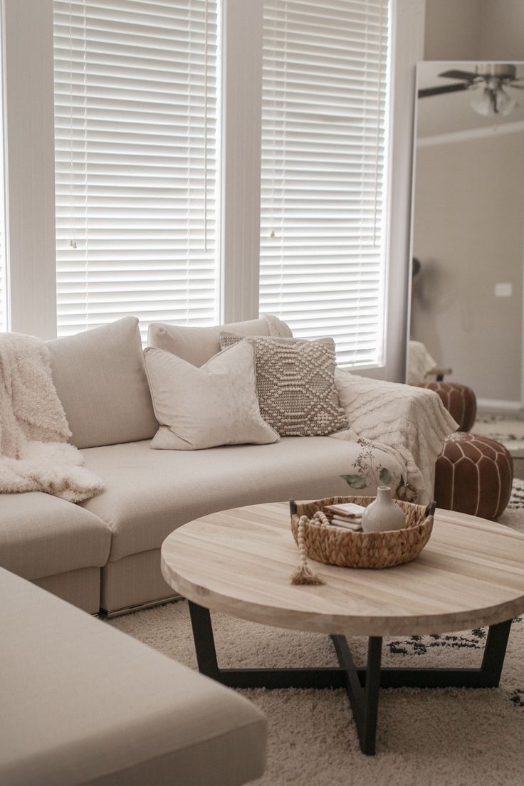 the living room is clean and ready to be used for guests or their family members