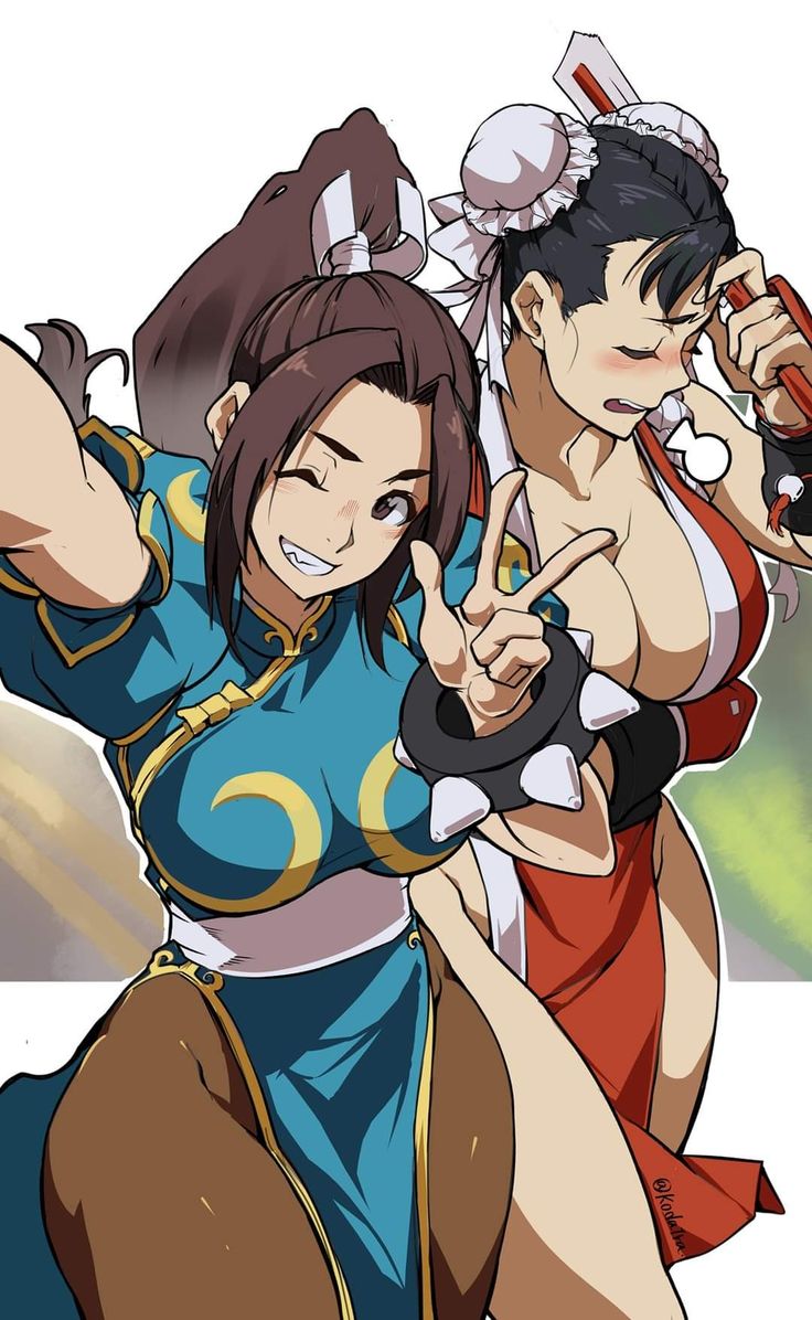 Chun Li Fanart, Mai King Of Fighters, Shiranui Mai, Gaming Girls, Capcom Vs Snk, Capcom Vs, Snk King Of Fighters, Chun Li Street Fighter, Street Fighter Characters