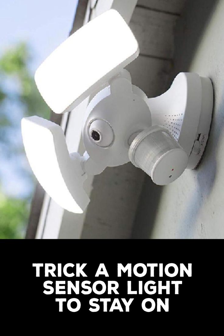 How to Trick a Motion Sensor Light to Stay on Saving Electricity, Motion Light, Work Outside, Motion Sensor Lights Outdoor, Sensor Lights, Motion Sensor Light, Motion Lights, Manual Mode, Light Work