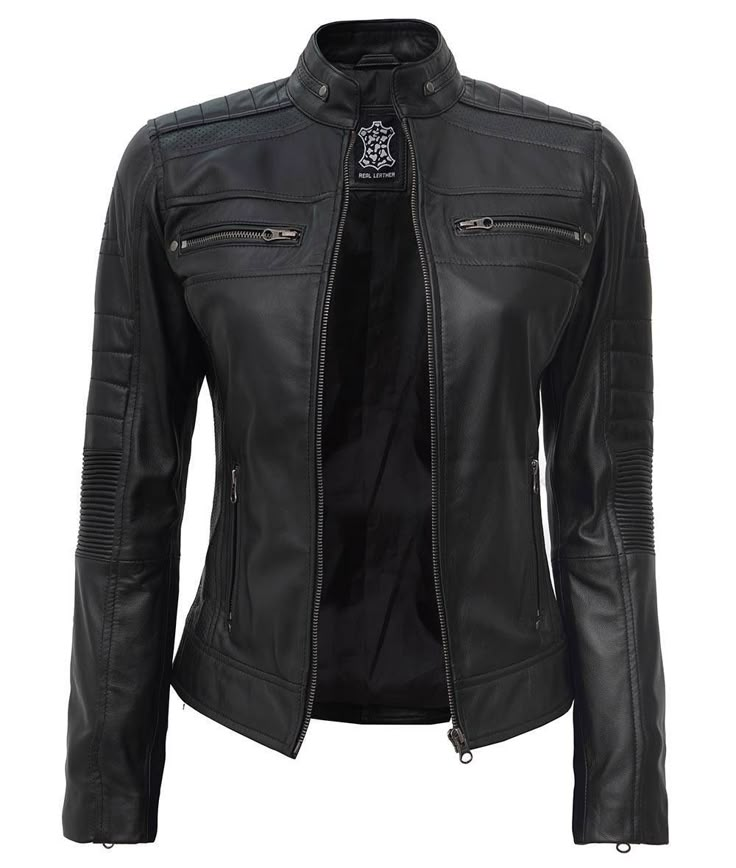 Black Biker Tall Leather Jacket For Women





Designed for taller frames, our Women’s Tall Motorcycle Leather Jacket is a statement of style and confidence. Made from real lambskin leather, it features an upright collar, padded shoulders, and detailed sleeves that add a bold edge to your look. Multiple pockets offer practicality, while the soft, skin-friendly polyester lining ensures lasting comfort. Perfect for both casual outings and evening adventures, this sleek fitted jacket transitions ef Black Cafe Racer, Asymmetrical Leather Jacket, Racer Leather Jacket, Cafe Racer Leather Jacket, Leather Jacket For Women, Cafe Racer Style, Motorcycle Leather Jacket, Cafe Racer Jacket, Womens Black Leather Jacket