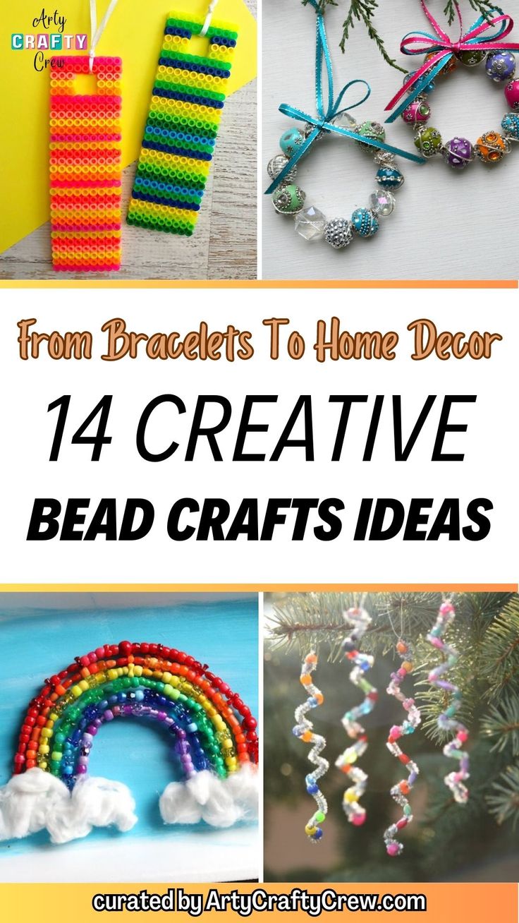 some crafts that include bead and beads