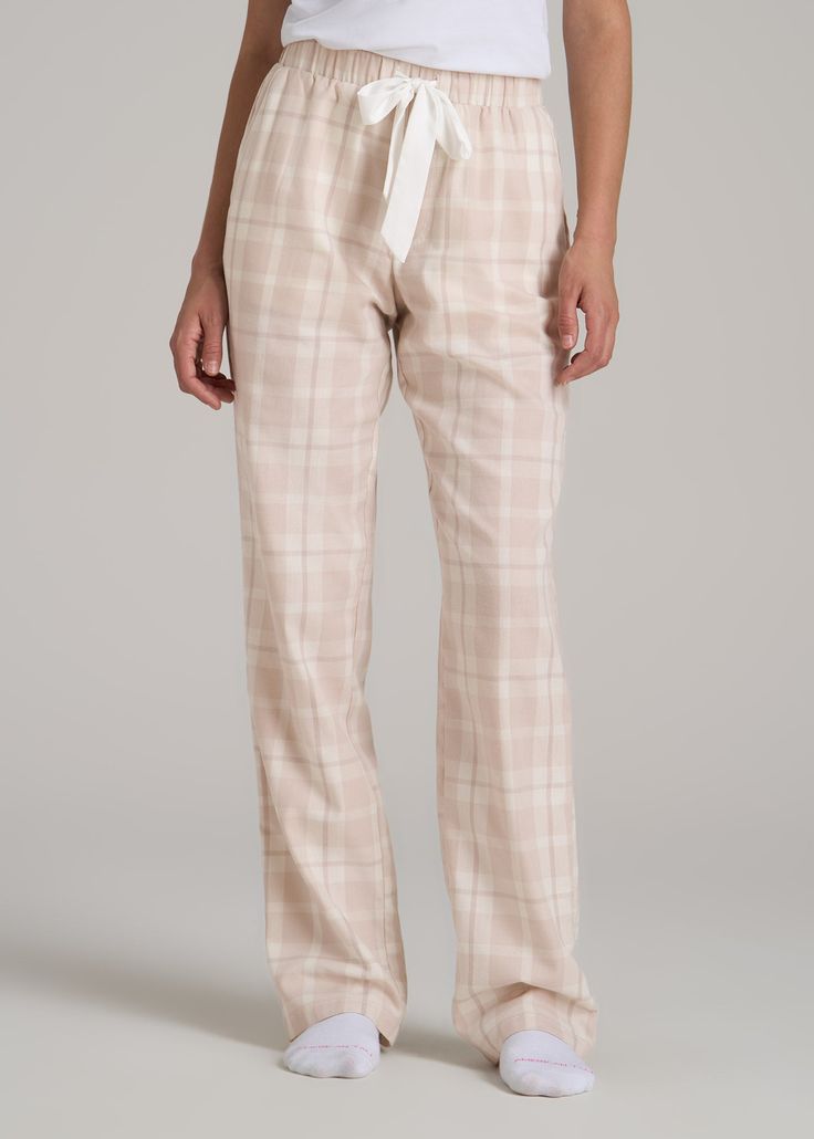 About Our Women’s Tall Flannel Pajamas You’ll never want to get out of bed when you’re wearing these women’s tall pajama pants. For years, tall women have had to settle for PJs that are way too short and fit in all the wrong places, but not anymore. You loved our classic flannel PJs and now we’re bringing you a pair with a regular fit and an open-bottom leg with all the length you need. These pajama pants have been designed exclusively for women between 5’9” and 6’6” with two different length op Beer Pajama Pants, Wide Leg Pajama Pants, Flannel Pj Pants, Flannel Pjs, Scrubs Dress, Cozy Sleepwear, Flannel Pajama Pants, Get Out Of Bed, General Ideas