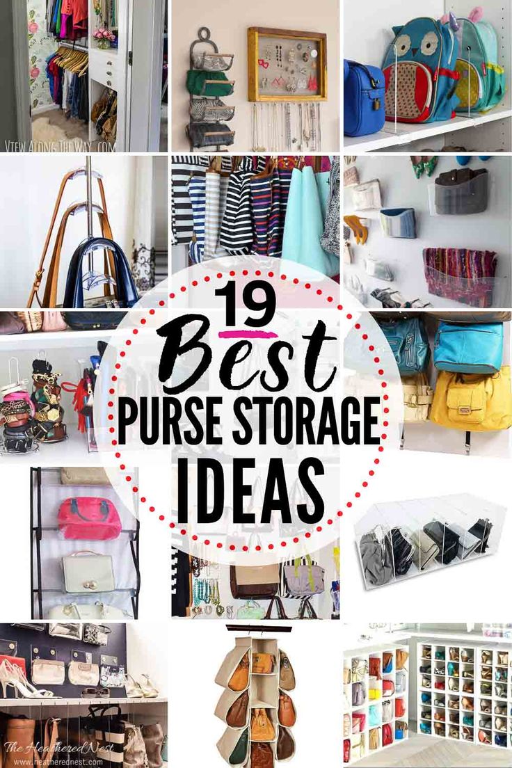 the top 10 best purse storage ideas