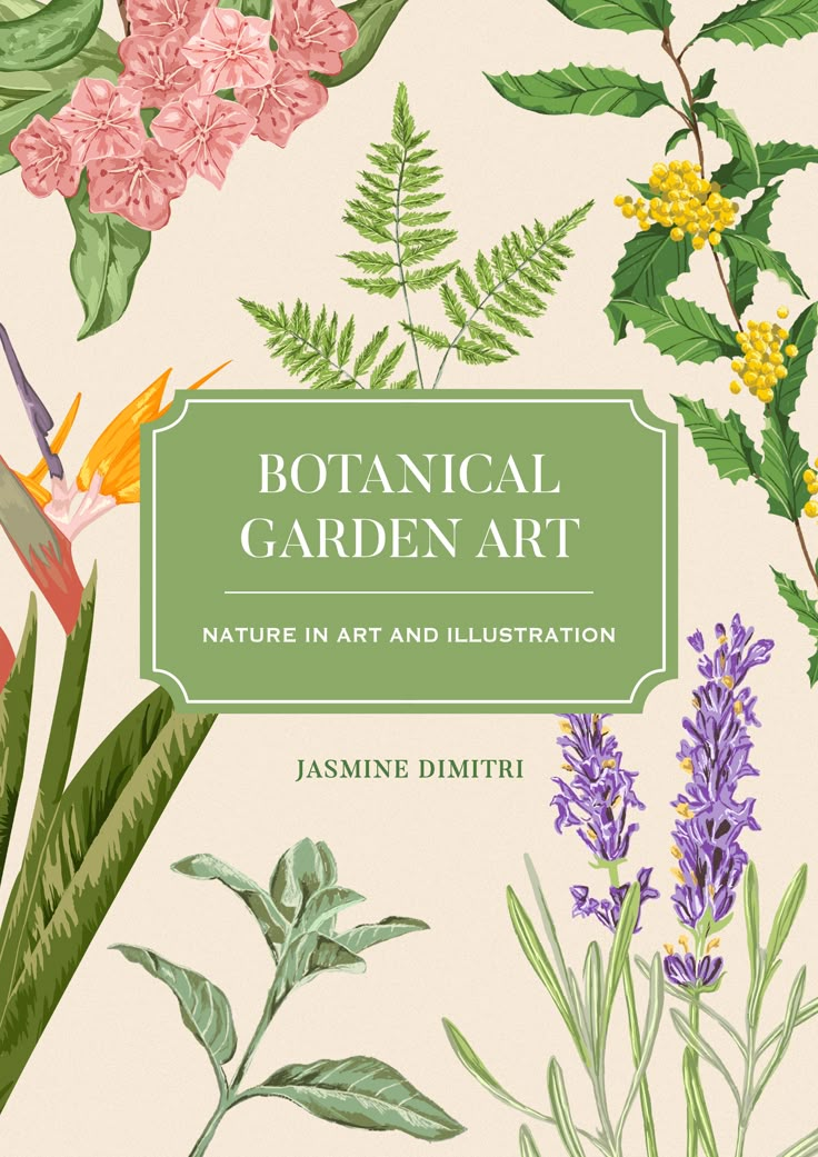 botanical garden art nature in art and illustration by jasmine dimitti book cover