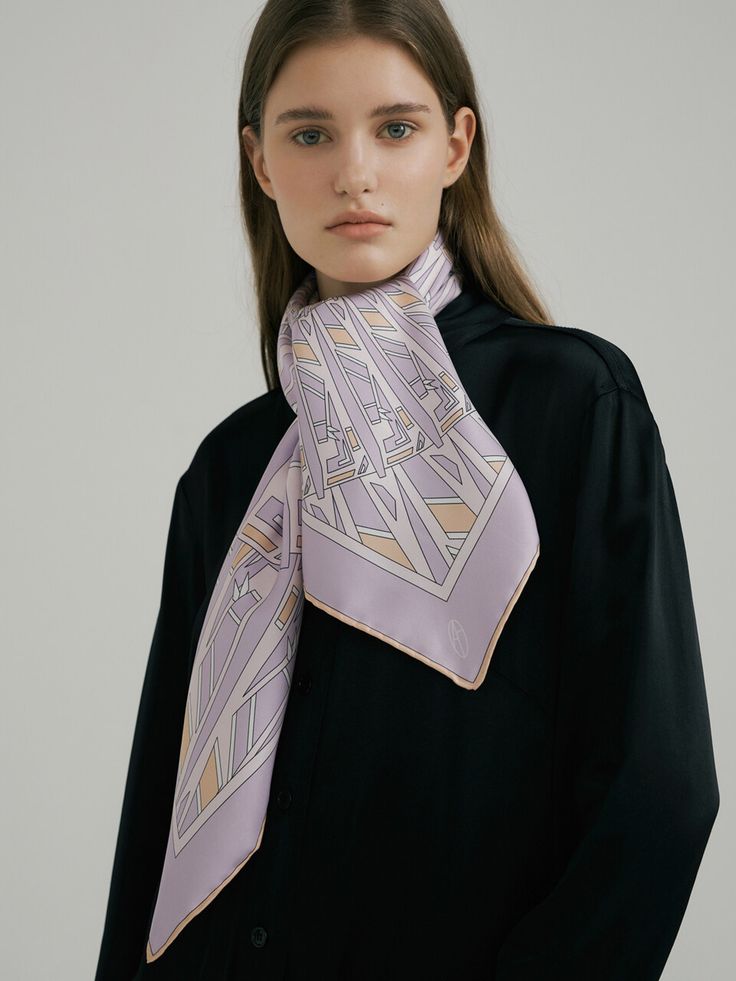 Editor's NotesAVVINA PELLE's delicate handcrafted scarf can be a fashionable point item for elegant casual stylings.- Delicate and elegant mood- High-quality durable silk - Unique patterned design- Premium gift package- Various stylings- Daily point itemMeasurements(in.)One size- Size : 35.43 * 35.43 in.Composition & Care- 100% Silk- Dry clean only- Do not wring- Do not iron- Avoid direct heat and moisture- Natural dry in the shade- Spread out and storeDesigner- by AVVINA PELLE Feminine Silk Scarves For Formal Occasions, Classic Silk Scarf For Spring Formal Events, Designer Silk Scarves For Formal Occasions, Elegant Formal Scarves For Summer, Classic Spring Scarves For Formal Occasions, Elegant Formal Summer Scarves, Elegant Formal Spring Scarves, Classic Formal Scarves For Spring, Classic Formal Silk Scarf For Spring