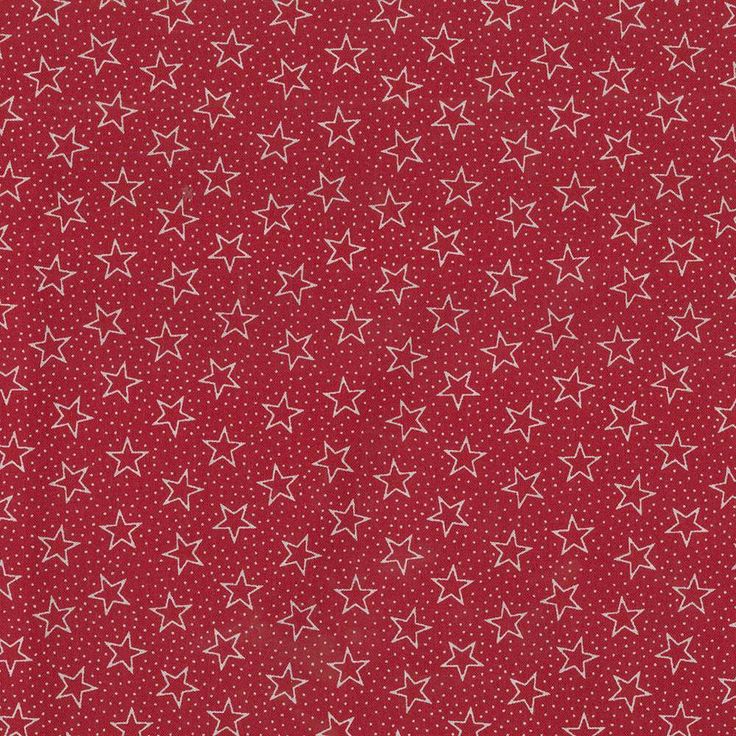 a red background with white stars on it