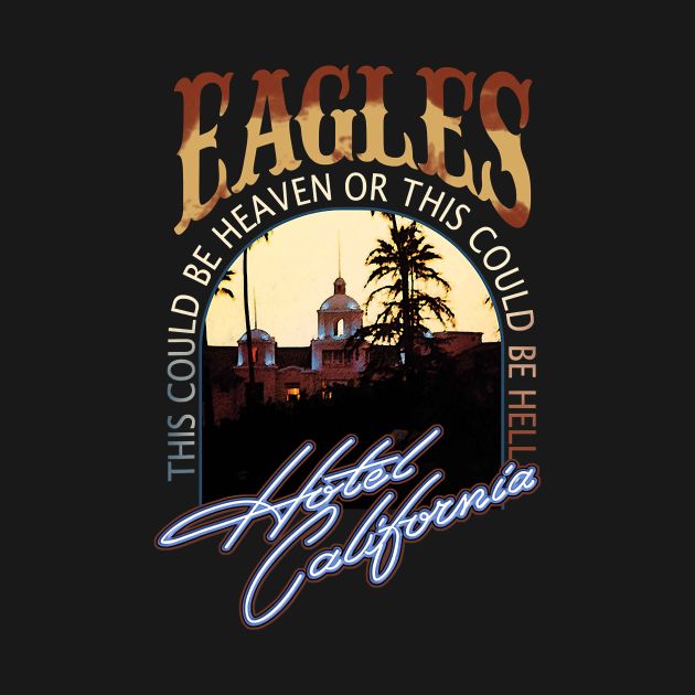 an eagle's t - shirt with the words eagles on it and a sunset in the background