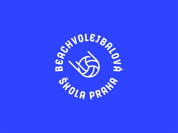 the logo for beach volleyballbrown's shola praha