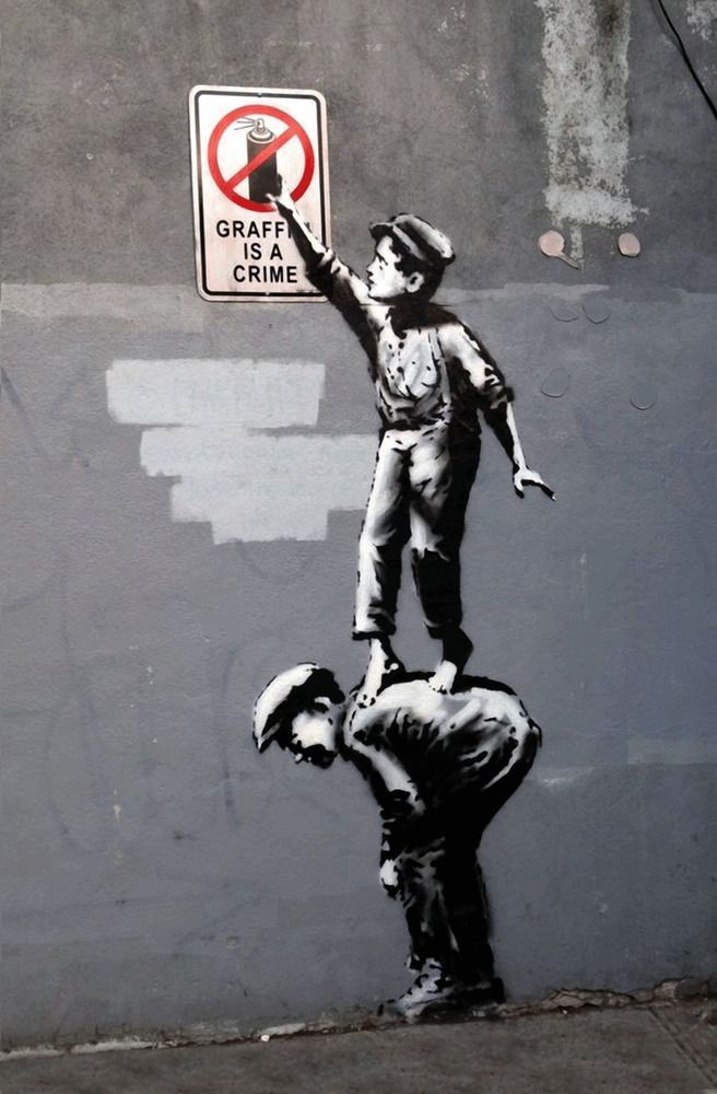 Banksy Posters, Banksy Artwork, Graffiti Pictures, Street Art Banksy, Banksy Graffiti, Banksy Art, Banksy Canvas, Urban Graffiti, Canvas Photo Prints