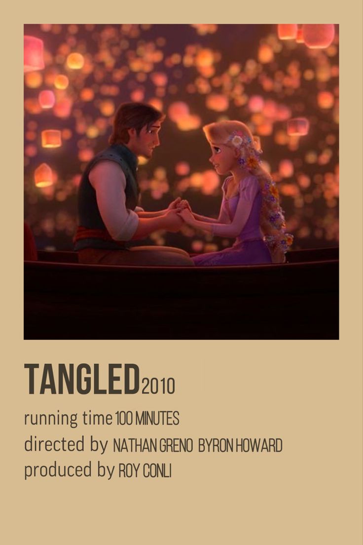 tangled 2010 movie poster with rapas and rapas in the foreground, an image of rapas talking to each other