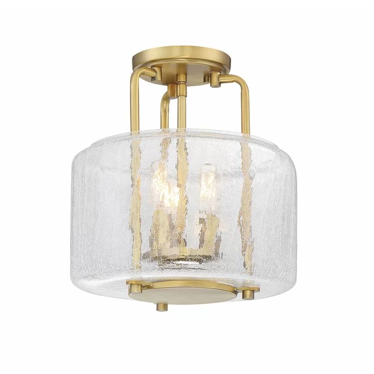 Circular Ceiling, Savoy House Lighting, Candle Cover, Semi Flush Lighting, Semi Flush Ceiling Lights, Savoy House, Crackle Glass, Metal Candle, Modern Farmhouse Decor