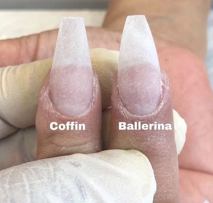 coffin ballerina nails Ballerina Nails Shape, Ballerina Nails Designs, Acrylic Nail Shapes, Nagel Tips, Coffin Shape Nails, Ballerina Nails, Coffin Nails Designs, Pretty Acrylic Nails, Types Of Nails