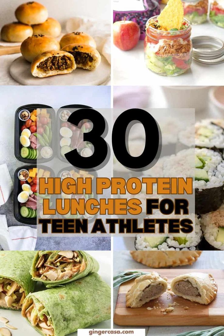 the top ten high protein lunches for teen athletes