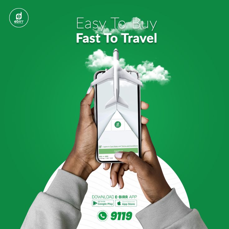 a person holding up a cell phone with the text easy to buy fast to travel