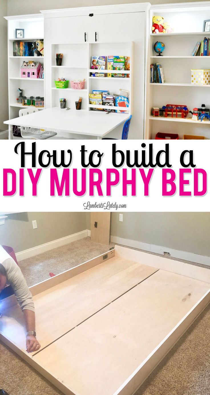 how to build a diy murphy bed