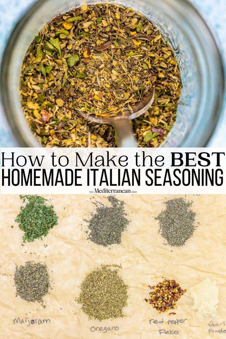 how to make the best homemade italian seasoning