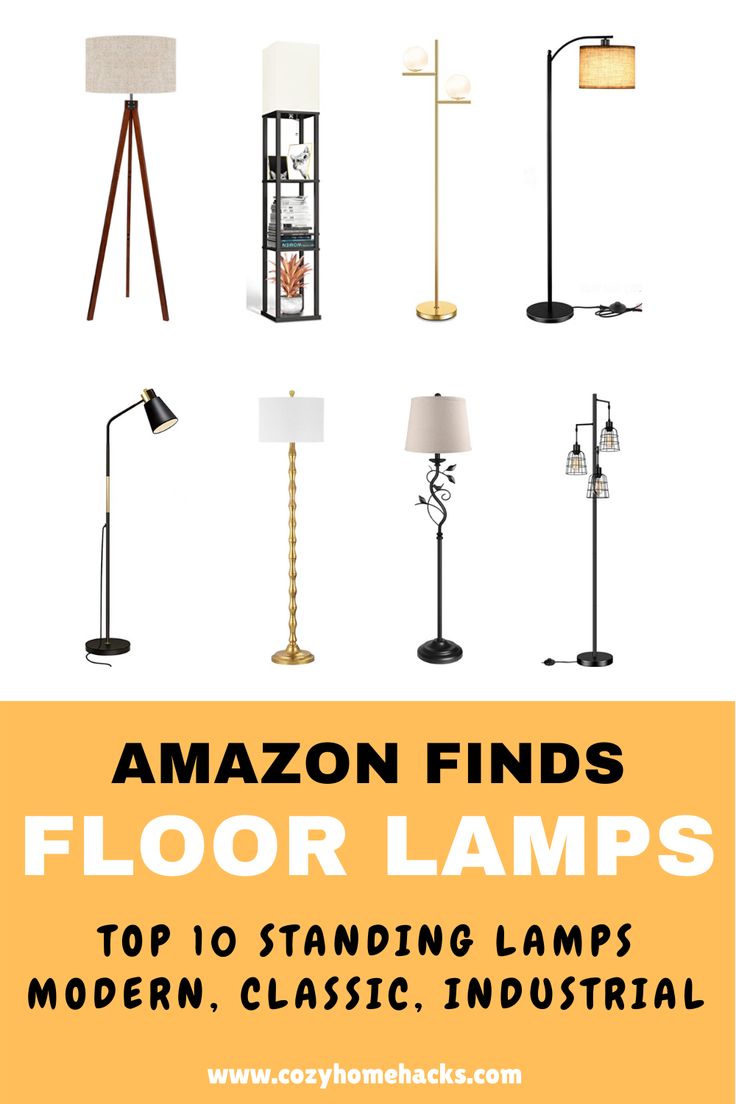 the top 10 standing lamps for modern, classic and industrial living room decorating ideas