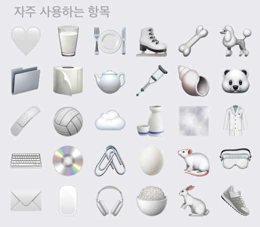 an image of various objects in the korean language