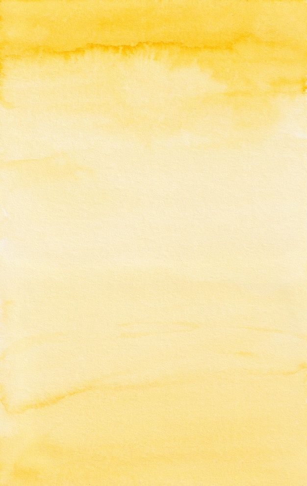 yellow watercolor background with white border