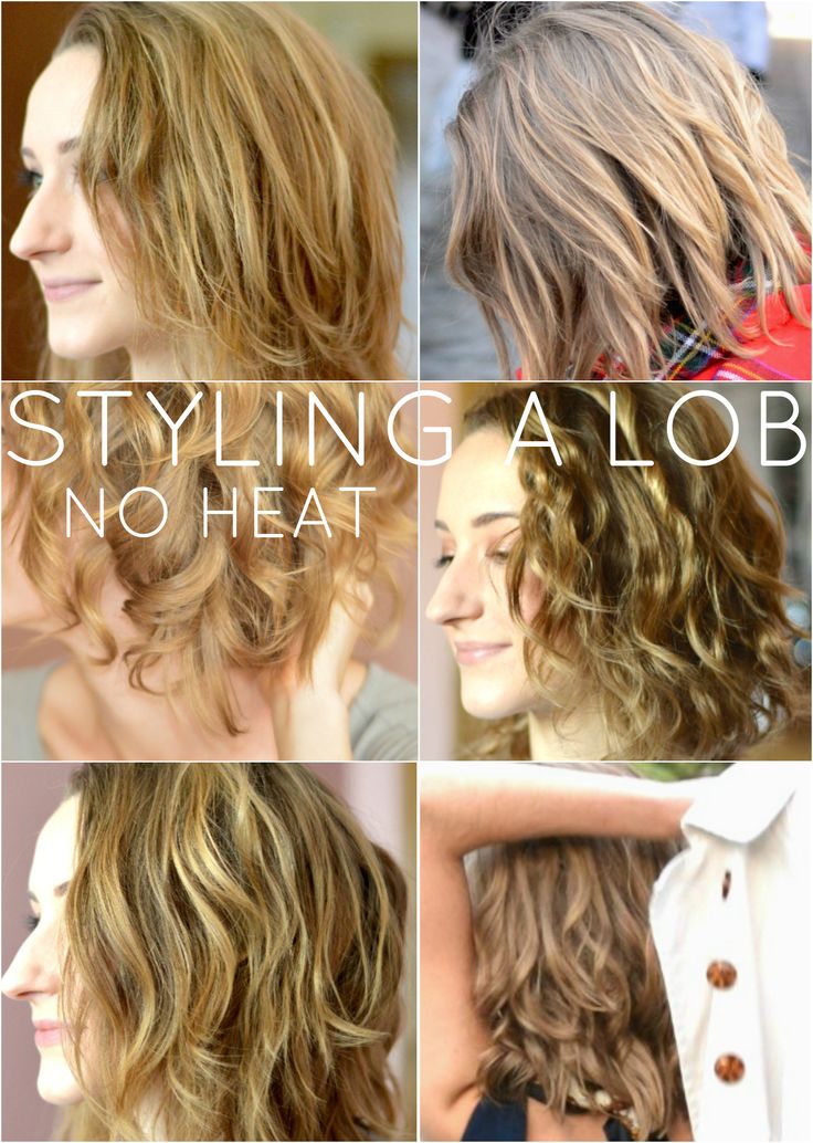 3 no-heat overnight hair styles for a long bob #lob | Classically Contemporary Blog Overnight Braids Short Hair, Hairstyles For Long Frizzy Hair, Long Frizzy Hair, Lob Hair Styles, Hairstyles For Humid Weather, Curled Bob Hairstyle, Easy Buns, Heat Hairstyles, Lob Hair