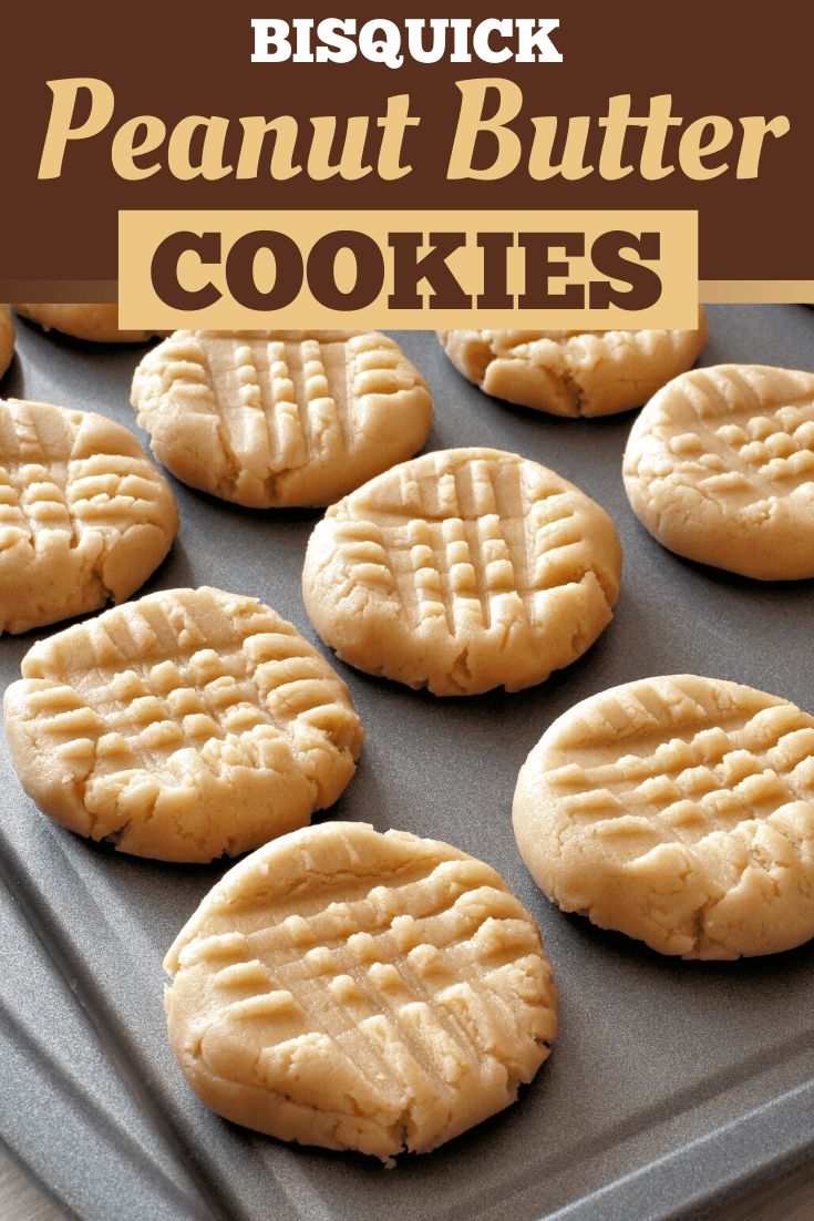 peanut butter cookies on a cookie sheet with text overlay