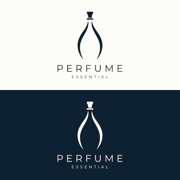 the logo for perfume, which is designed to look like a bottle with a top on it