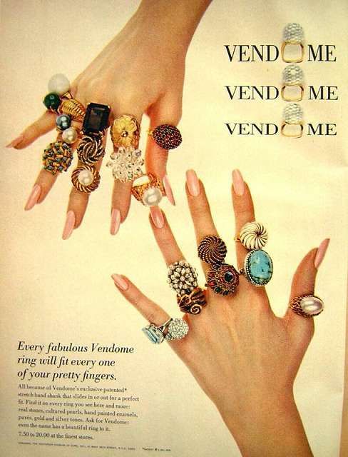 70s Accessories, Vendome Jewelry, 60s Jewelry, Jewellery Advertising, Patti Hansen, 1960s Jewelry, Lauren Hutton, Walmart Jewelry, Jewelry Ads