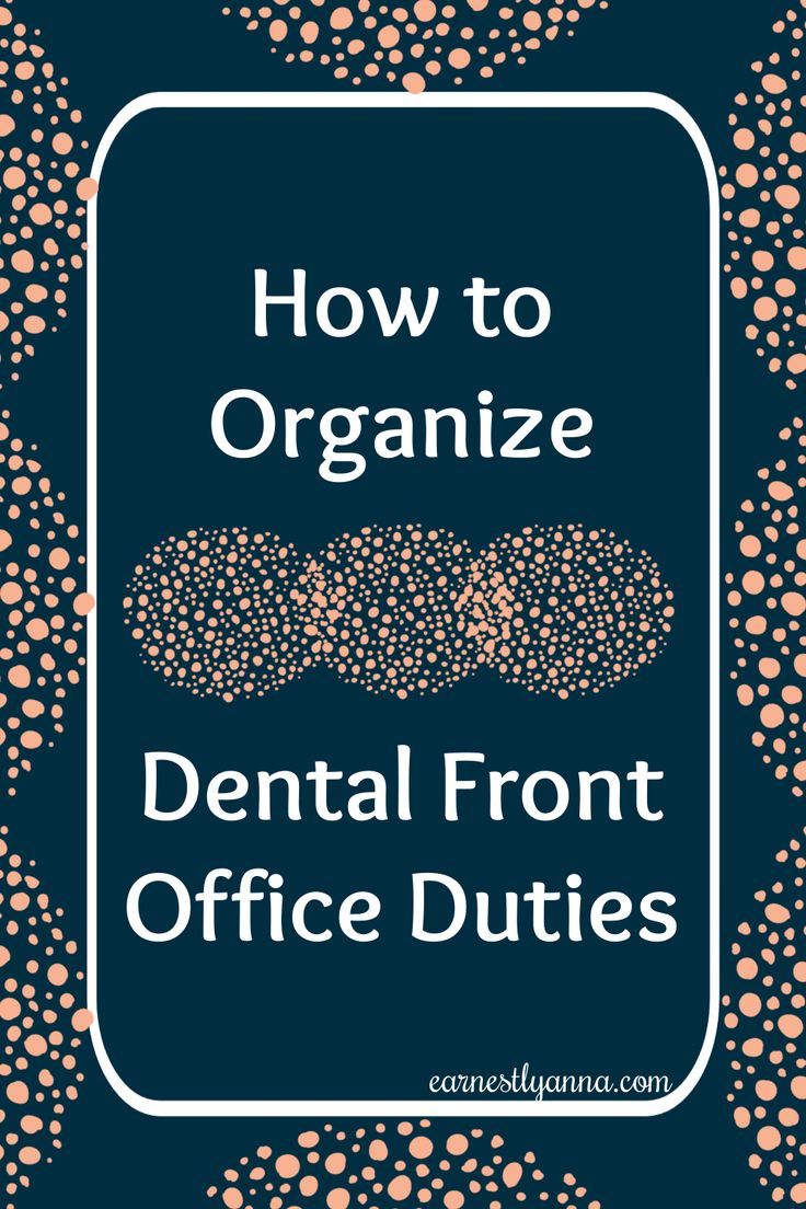 Being well-organized is especially important during these post-quarantine times when so many of us are short-staffed. These are my ABCs of dividing dental front office duties so that everyone is productive and no one loses their sh**. Medical Office Front Desk Organization, Dental Office Cleaning Schedule, Dental Front Office Organization, New Patients Welcome Dental, Dental Assistant Organization, Dental Front Desk Outfits, Dental Office Marketing Ideas, Dentrix Training, Dental Office Organization Ideas