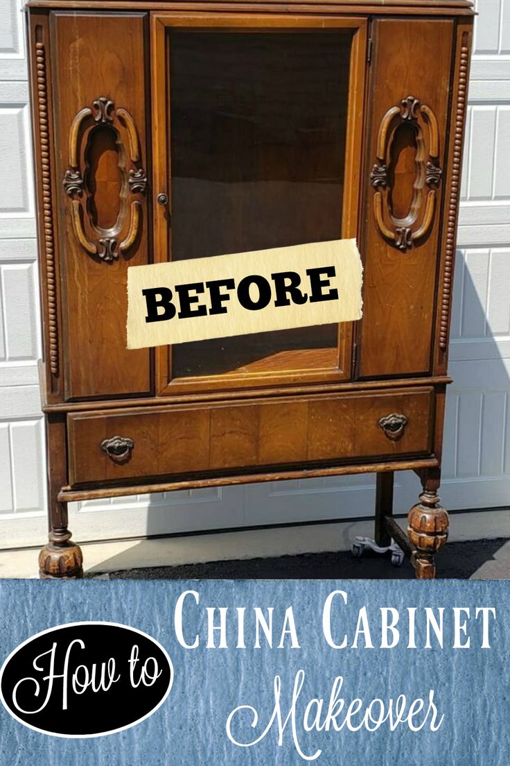 an old cabinet turned into a makeover