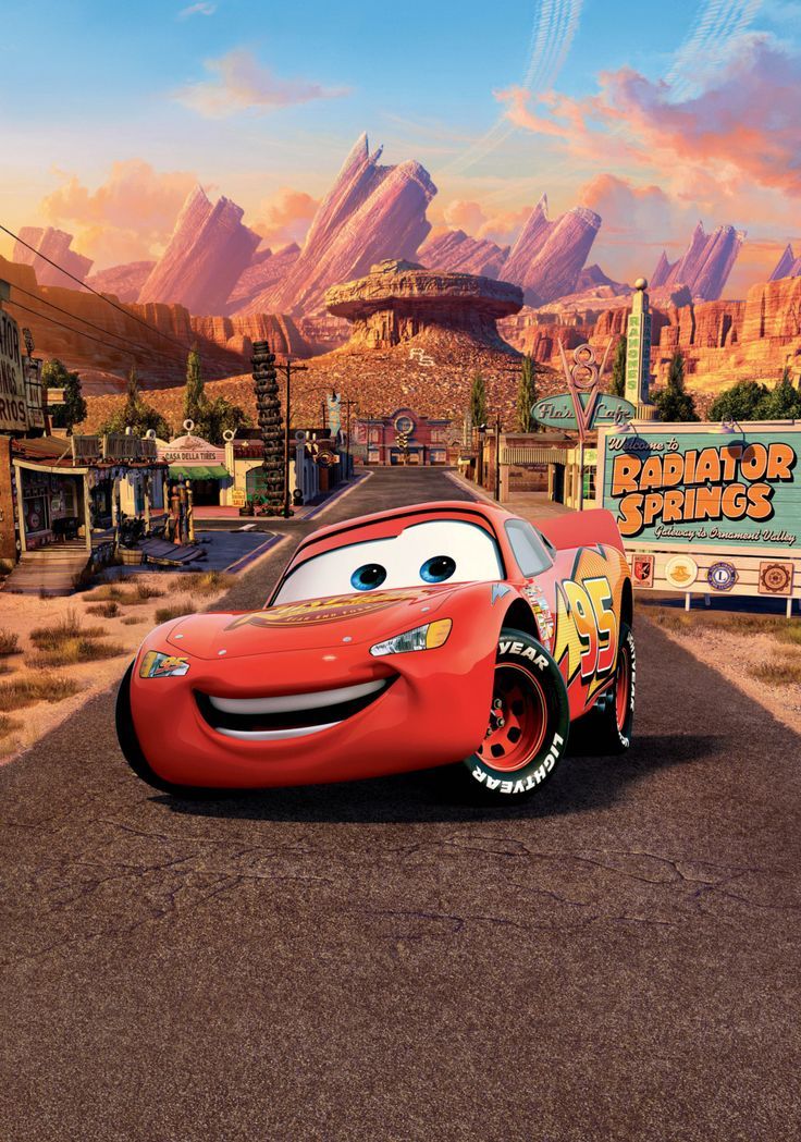 the movie cars app on an iphone