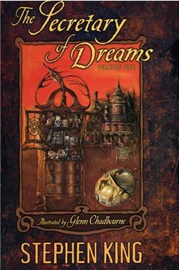 the book cover for the secretary's dreams by stephen king, with an image of a