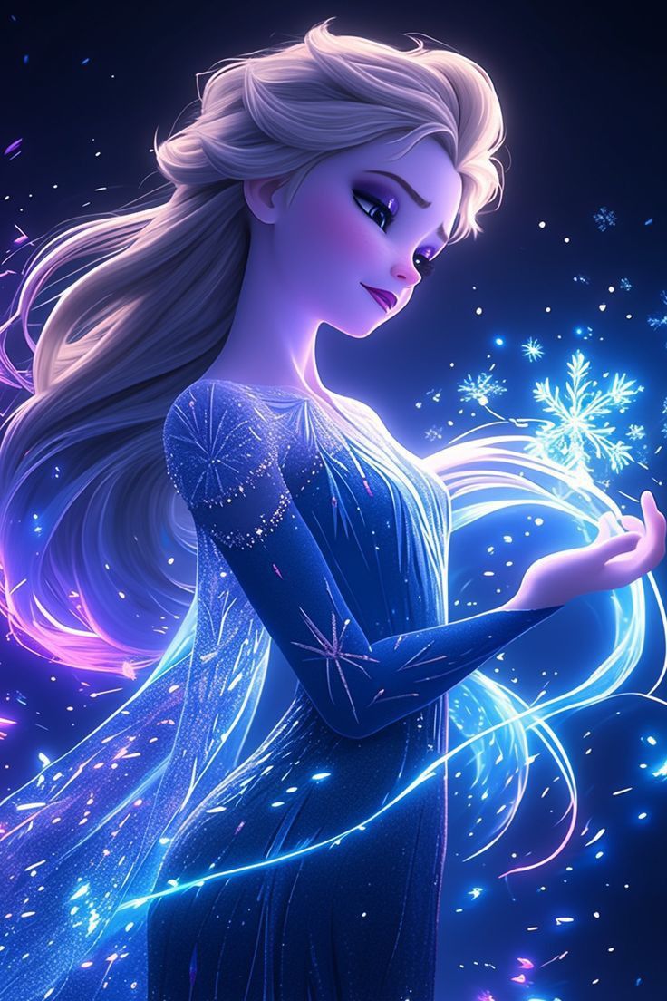 Anime Elsa Frozen, Jelsa Wallpaper, Disney Women Characters, Queen Elsa Frozen Wallpaper, Frozen Elsa Wallpaper, Disney Princesses Drawing, Cute Princess Wallpaper, Elsa Frozen Aesthetic, Disney Princesses Wallpaper