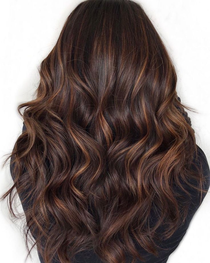 Dark Brown Hair with Caramel Babylights Highlights For Dark Brown Hair, Rambut Brunette, Brunette Ombre, Brunette Balayage, Chocolate Hair, Claire Danes, Dark Hair With Highlights, Caramel Hair, Caramel Highlights