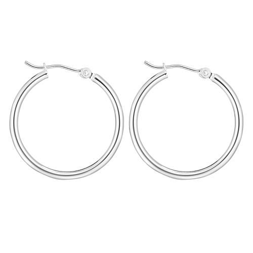 14K Gold Polished Round Tube Hoop Earring   A simple yet fashionable hoop that is perfect for any occasion.   What You Get       Approx. 1.15gr      Approx.15/16"L x 1/16"W     14K     Hinged clasp Classic Hoop Earrings With Simple Design, Classic Simple Hoop Earrings, Classic Hoop Jewelry With Simple Design, Minimalist Circle Hoop Earrings For Formal Occasions, Minimalist Circle Hoop Earrings For Formal Events, Classic Tarnish Resistant Circle Hoop Earrings, Classic Tarnish-resistant Circle Hoop Earrings, Holiday Organization Storage, Royal Chain